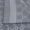 Gucci Unisex Shawl Gray and White Logo Wool and Silk Mod. 281942 3G704 1962 