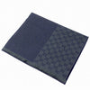 Gucci Unisex Shawl Blue/Grey Logo 100% Wool Mod. 344994 4G200 1168 