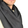 Gucci Unisex Black Shawl with Logo Wool and Silk Mod. 387563 3G646 1000 