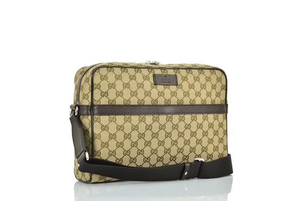 Gucci Camera Case Beige Man Bag GG Fabric Mod. 449173 KY9KN 9886 