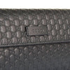 Gucci Black Women's Wallet Logo Leather Microguccissima Mod. 449364 BMJ1G 1000 
