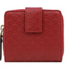Gucci Wallet Red Women's Leather Microguccissima Soft Mod. 449395 BMJ1G 6420 