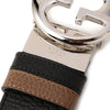 Gucci Cintura Reverse Nero/Acero Uomo Pelle Dollar Calf Mod. 449715 CAO2N 1093
