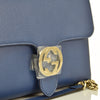 Gucci Borsa a Mano Blu Donna Logo Pelle Dollar Calf Mod. 510302 CAO0G 4231