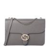 Gucci Gray Women's Handbag Logo Leather Dollar Calf Mod. 510303 CAO0G 1226 