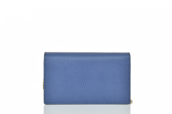Gucci Blue Shoulder Bag Woman Leather Dollar Calf Mod. 510314 CAO0G 4231 