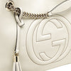 Gucci Soho White Women's Handbag Leather Cellarius Mod. 536196 A7M0G 005 9522 