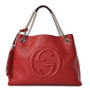 Gucci Borsa a Mano Soho Rossa Donna Logo Pelle Cellarius Mod. 536196 A7M0G 6523