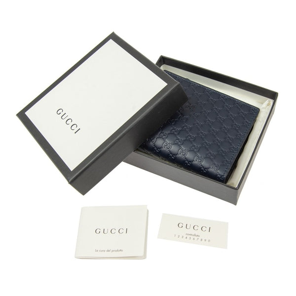 Gucci Portafogli Blu Uomo Pelle Microguccissima Cerniera Mod. 544475 BMJ1N 4009
