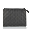Gucci Black Pouch Hand Bag Man Microguccissima Mod. 544477 BMJ1N 1000 