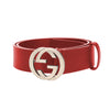 Gucci Red Belt Man Leather Selleria Mod. 546389 BGH0N 6420 