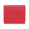 Gucci Portafogli Soho Rosso Donna Logo Pelle Cellarius Mod. 598207 A7M0G 003 6523