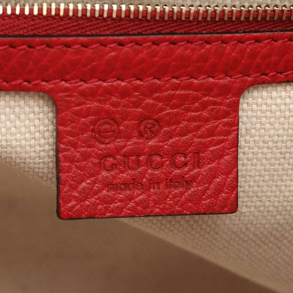Gucci Borsa a Mano Soho Rossa Donna Pelle Dollar Calf Mod. 607722 CAO0G 6433