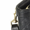 Gucci Black Unisex Handbag Leather Microguccissima Mod. 607723 BMJ1G 1000 
