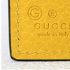 Gucci Portafogli Trifold Nero e Giallo Uomo Pelle Dollar Calf Mod. 610465 CAO2N 1041