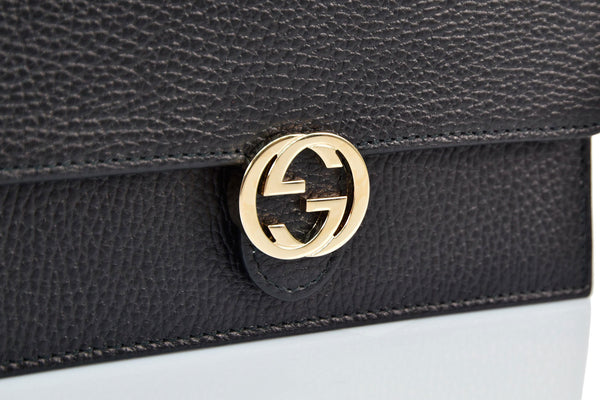 Gucci Black Shoulder Bag Woman Leather Dollar Calf Mod. 510314 CAO0G 1000 