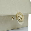 Gucci White Shoulder Bag Woman Leather Dollar Calf Mod. 615523 CAO0G 9522 