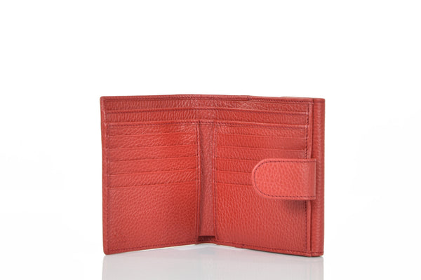 Gucci Red Women's Wallet Logo Leather Dollar Calf Mod. 615525 CAO0G 6420 