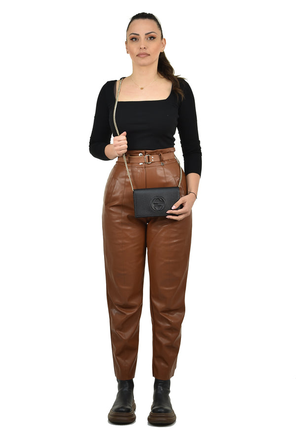 Gucci Soho Handbag Black Women's Leather Cellarius Mod. 598211 A7M0G 1000 