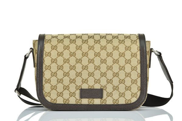 Gucci Beige Men's Messenger Bag Original GG Fabric Mod. 449172 KY9KN 9886 