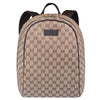 Gucci Beige Men's Backpack Original GG Fabric Zipper Mod. 449906 KY9NN 9873 