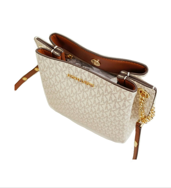 Michael Kors Teagen Handbag Women's Saffiano Leather Mod. 35T0GXZL5B_VANILLA
