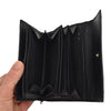 Piquadro Trifold Wallet Black Women's Leather and Fabric Mod.PC1396S8/M