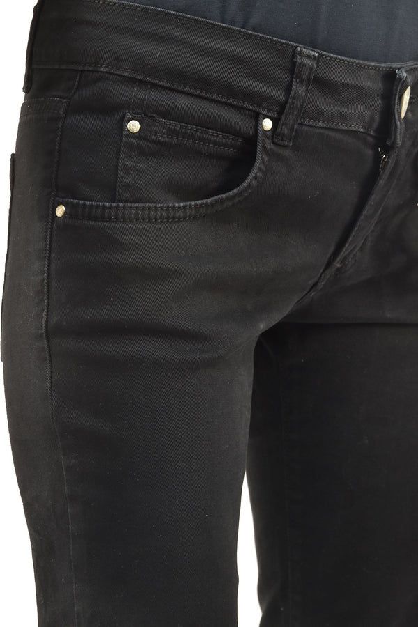 Roy Roger's Jeans Black Woman Cotton Zipper Mod.SHERRY 01T-818-36