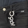 Roy Roger's Jeans Black Woman Cotton Zipper Mod.SHERRY 01T-818-36