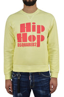 Dsquared2 Yellow Men's Cotton Sweatshirt Logo Mod.S74GU0266S25042169