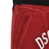 Dsquared2 Pantalone di Tuta Rosso Uomo Cotone Stampa Mod. S74KB0177S25030305