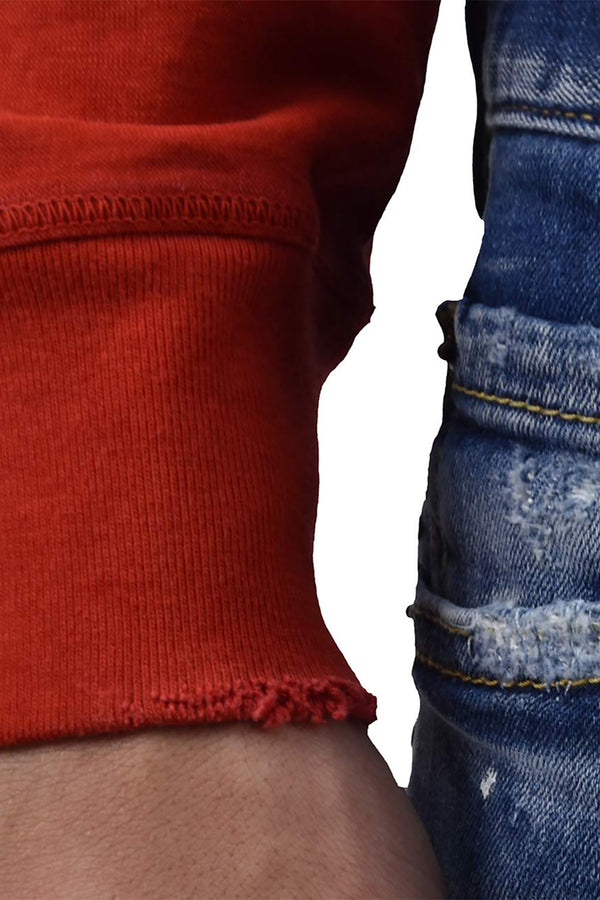 Dsquared2 Men's Red Sweatshirt Cotton Logo Mod.S74GC0635S21713307