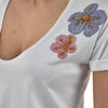 Dsquared2 T-Shirt Bianca Flowers