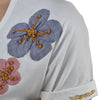 Dsquared2 T-Shirt Bianca Flowers