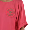 Dsquared2 T-Shirt Rosa con Coccarda