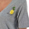 Dsquared2 T-Shirt Lunga Grigia Ananas