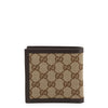 Gucci Bifold Wallet Beige Men Original GG Fabric Mod. 150413 KY9LN 9903 