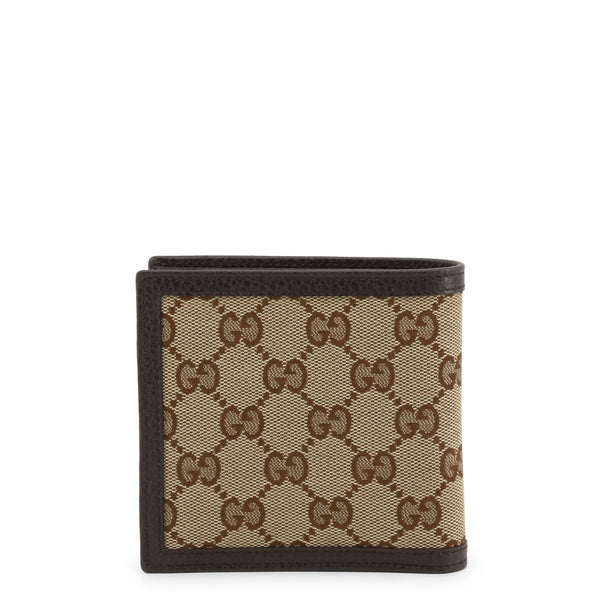 Gucci Bifold Wallet Beige Men Original GG Fabric Mod. 150413 KY9LN 9903 