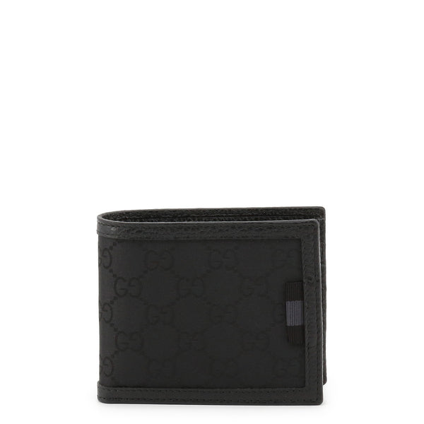 Gucci Wallet Black Men's Leather and GG Fabric Mod.150413 G1XWN 8615 