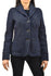Roy Roger's Blue Coat Women's Wool Buttons Logo Mod. SINGLE-BREASTED