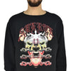 Marcelo Burlon Black Crewneck Sweatshirt for Men Cotton Mod.CMBA009S170680641088